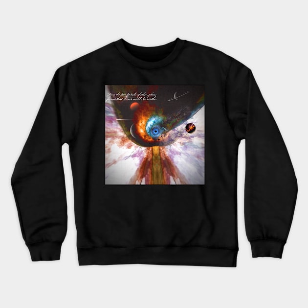 A New Dimension Crewneck Sweatshirt by IcarusPoe